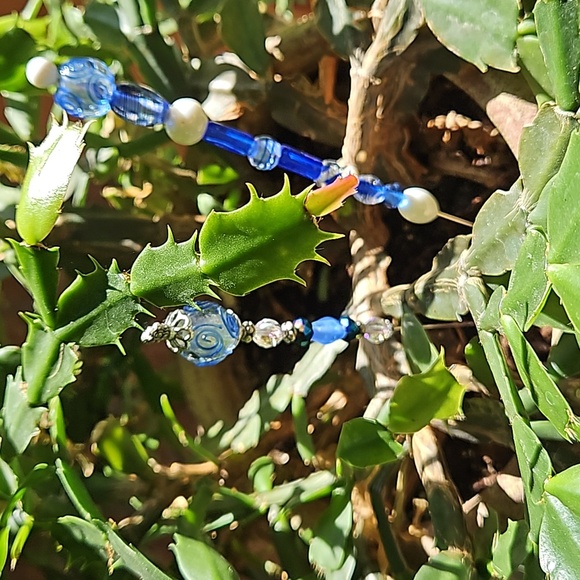 Handmade beaded bookmark, succulent garden decor, multiple uses, great gifts 🎁 - Picture 2 of 4